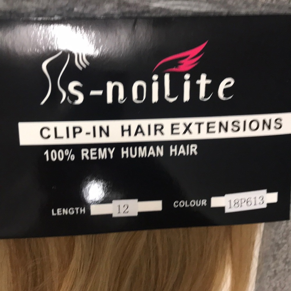 Clip in hair extensions